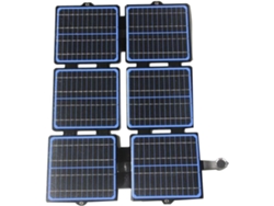 Panel Solar Plegable De 30 W, Etfe, Cargador Impermeable De 5 V/12 V, Bolsa Portátil