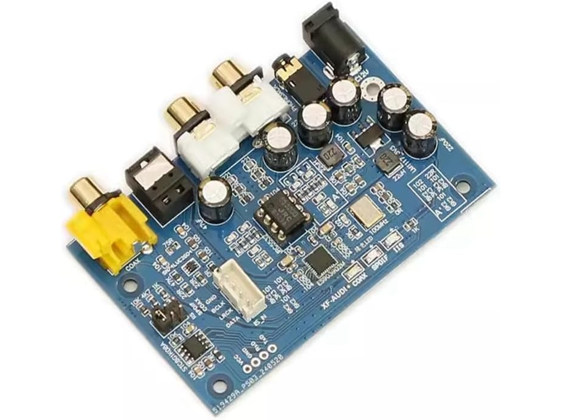 Tarjeta Decodificadora Óptica Dsd I2s Es9039q2m Con Entrada De Audio Coaxial Y Módulo Dsd512