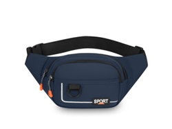 Riñonera Deportiva Para Hombre, Impermeable Y Ligera,azul Oscuro Digitallab