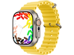 Reloj inteligente con NFC, conectividad Wi-Fi y cámara trasera de alta definición. Mdug (amarillo)