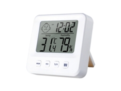 Termómetro Higrómetro Digital Para Interiores Con Visualización De Hora, Indicador De Confort Y Función De Alarma Para El Hogar, La Oficina Y El Invernadero.