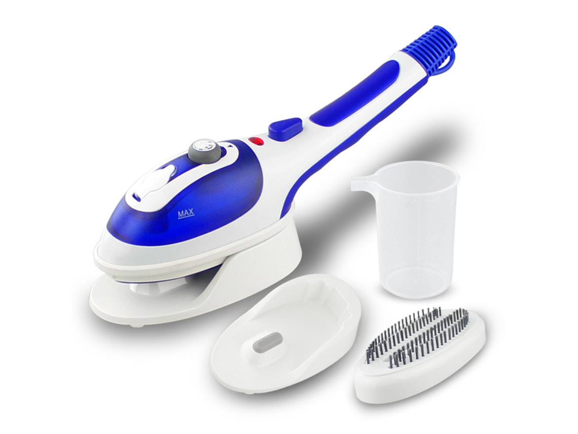 Plancha de vapor portátil Gertiz con 3 ajustes de temperatura para eliminar eficazmente las arrugas de la ropa (azul)