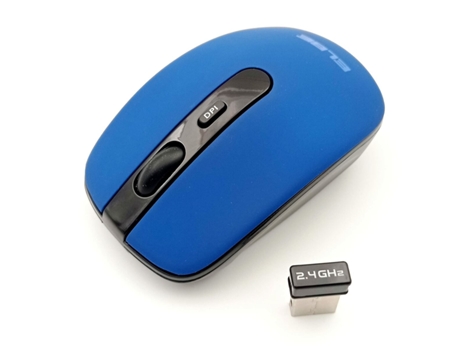 Ratón Inalámbrico ELBE RT-110 (Azul - USB - Inalámbrico)