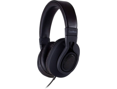 Auriculares con Cable COOLBOX Sand Earth 05 (Over Ear - Negro)