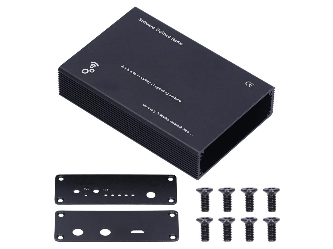 2026horizon-3 Piezas Funda Portapack Aluminio Aleación Negra Caja Proyecto Desmontada Con 8 Tornillos