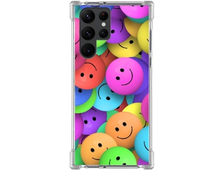 Carcasa Samsung Galaxy S22 Ultra 5G TUMUNDOSMARTPHONE Dibujos Antigolpes Smile Multicolor