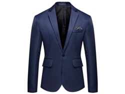 2026-chaqueta Casual Para Hombre Mystdiy Con Botón Soltero, Solapa Notched, Estilo Juvenil Y Moderno, Tela Antiarrugas Y Fácil Cuidado