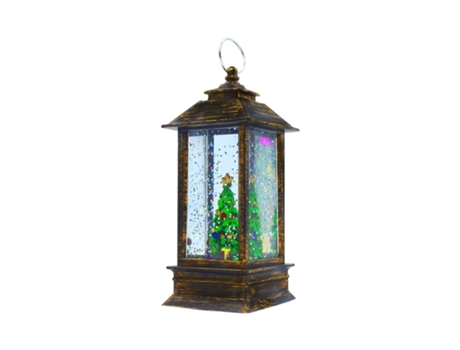 Adorno de Navidad Lámpara Viento Candelabro Luz Nocturna Anciano Muñeco Nieve Decoración Adornos Blanco