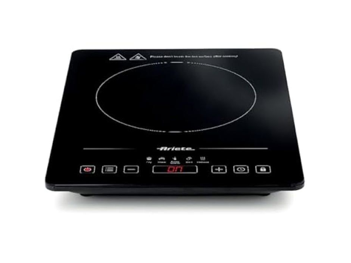 Placa de inducción vitrocerámica Ariete 1997, 2000 W, portátil, 10 niveles de potencia