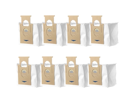 Paquete de 8 bolsas de polvo, accesorios, piezas de repuesto para estación de vacío Yeedi, accesorios para aspiradoras Yeedi Vac Max