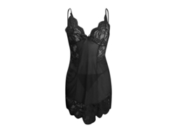 2026-lencería De Encaje Transparente Sexy Para Mujeres Con Tirantes, Pijama De Noche De Alta Calidad