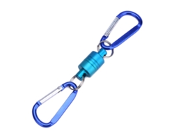 Soporte Magnético Para Redes De Pesca Con Gancho De Aleación De Aluminio Resistente Para Pesca Con Mosca (azul)