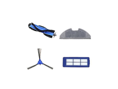 4 piezas para Eufy Robovac G10 G30 Robot Mop Cloth Hepa Filter Side Brush