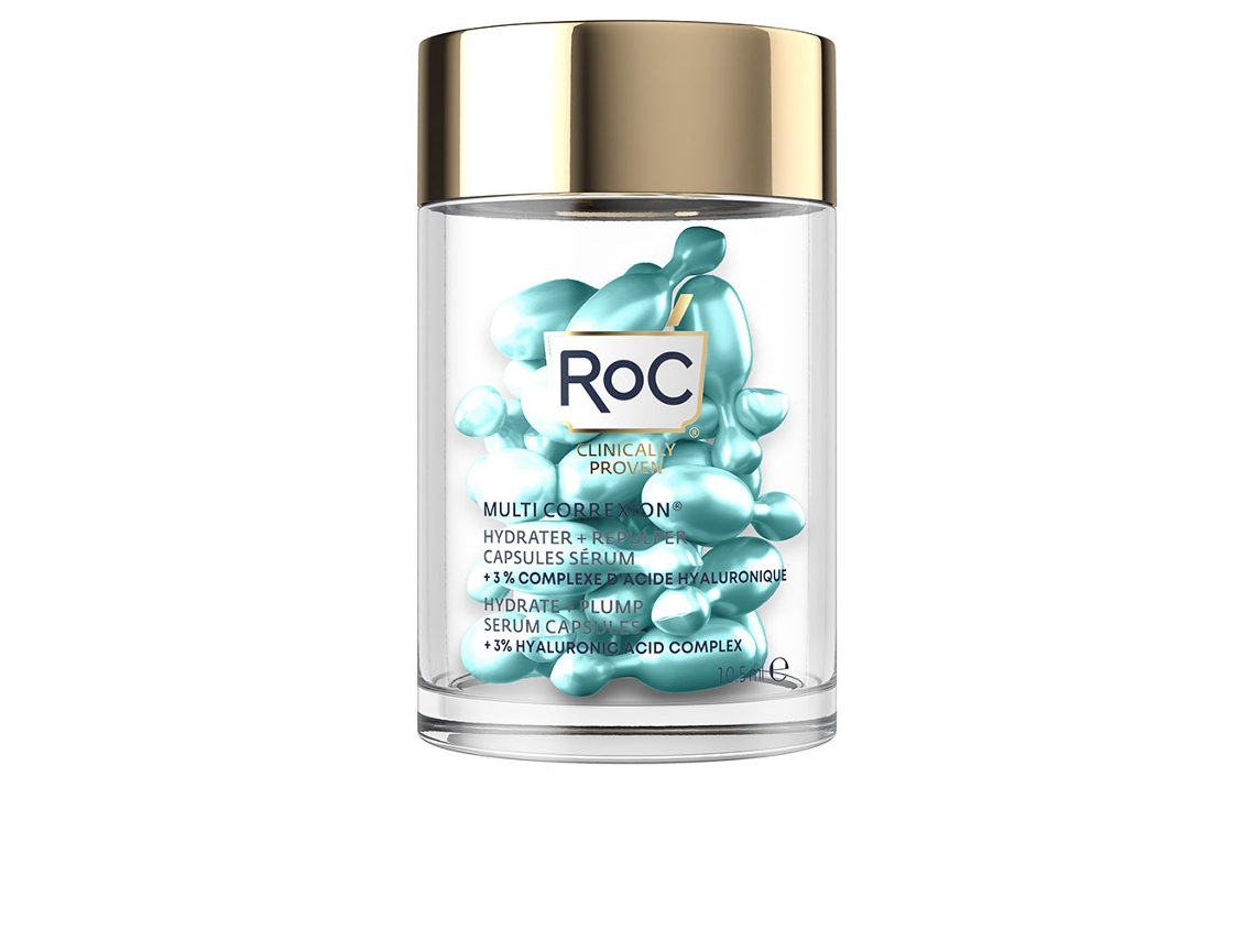 Hydrate + Plump Cápsulas Serum Con Ácido Hialurónico Roc