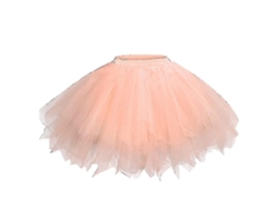 Falda de tul y malla estilo princesa 2026 para mujer, elástica, corta, para baile, tallas M/XL/XXL.