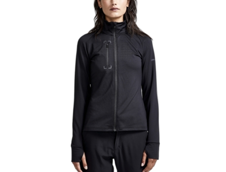 Chaqueta de Chándal para Mujer CRAFT (XL - Negro)