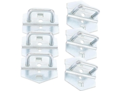 Metal Tablero Perforado Kit 6 Unidades Resistentes Fáciles