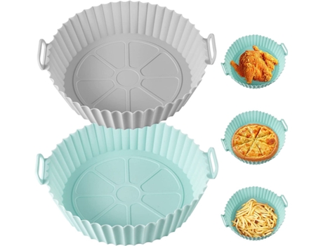 Utensilios para hornear de silicona para freidora de aire 8IN 2pcs COOLWW12