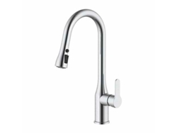 Grifo monomando Verhal Serie Trazo (acero inoxidable plateado de 3/4")
