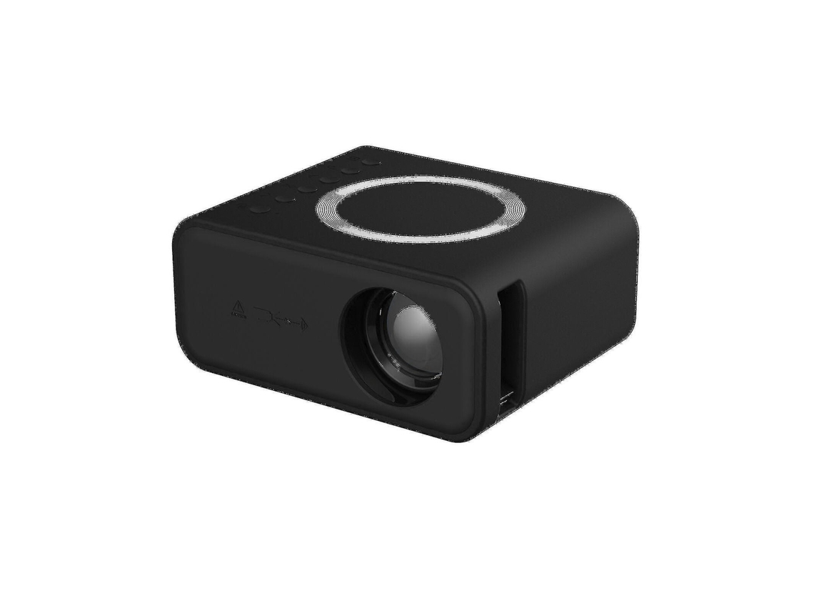 Proyector Mdug 4K 7500, 1080p 3D LED Mini Wifi Video Cine en Casa Cine Dz (Negro)