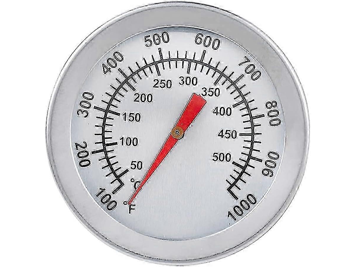 Termómetro para parrilla, termómetro para horno de acero inoxidable hasta 500 °C/1000 °F, termómetro con pantalla analógica Ly Ebike