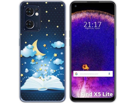 Carcasa Oppo Find X5 Lite 5G TUMUNDOSMARTPHONE Dibujos Libro Cuentos Multicolor