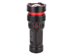 Linterna LED portátil y recargable (modelo 2026), resistente al agua y de alta luminosidad, alimentada por USB, ideal para acampar y para emergencias al aire libre.