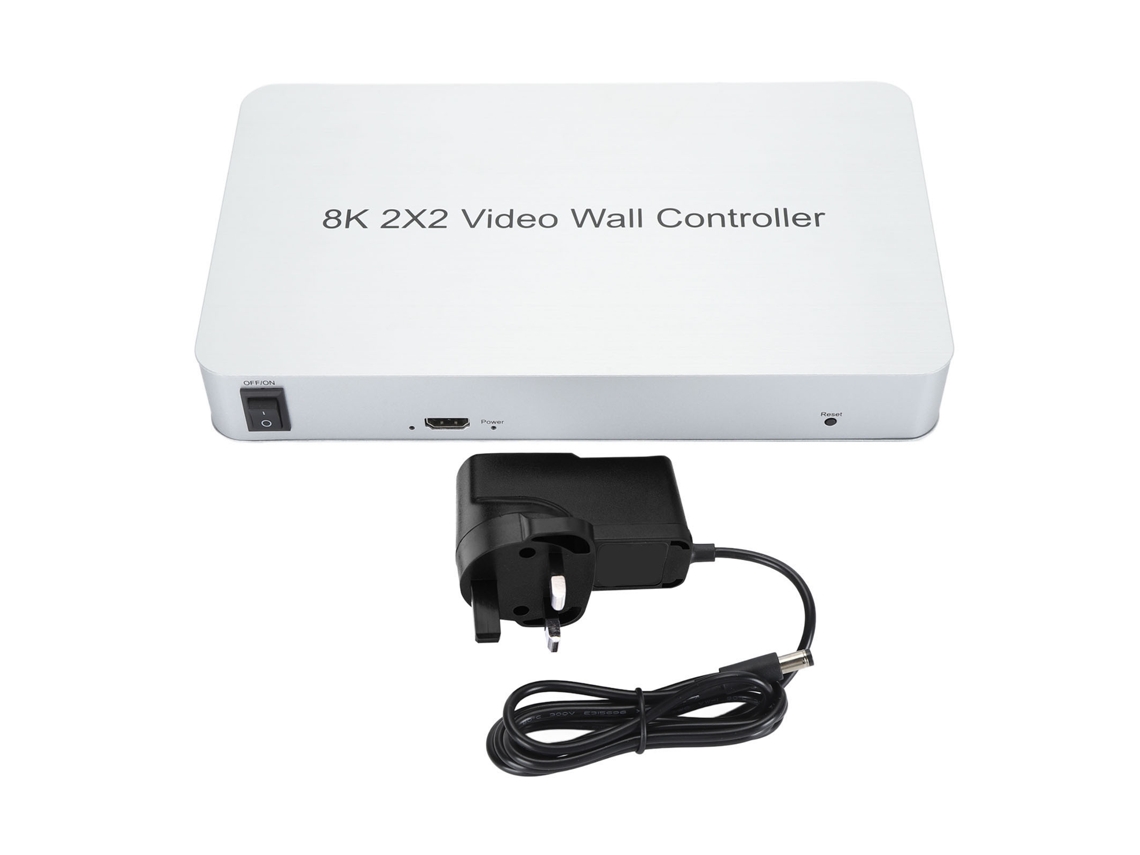 Controlador de pared de video 8k con procesador de pantalla compatible con 2x2 y 1x2