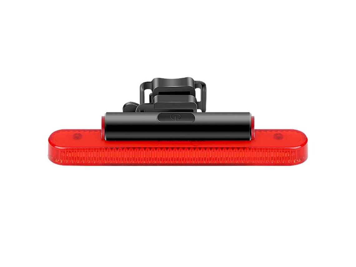 Luz trasera para bicicleta de 500 mAh, brillante, para carretera, montaña, luz nocturna, luz de advertencia segura, USB, luces traseras MTB, color negro, Jytgalx