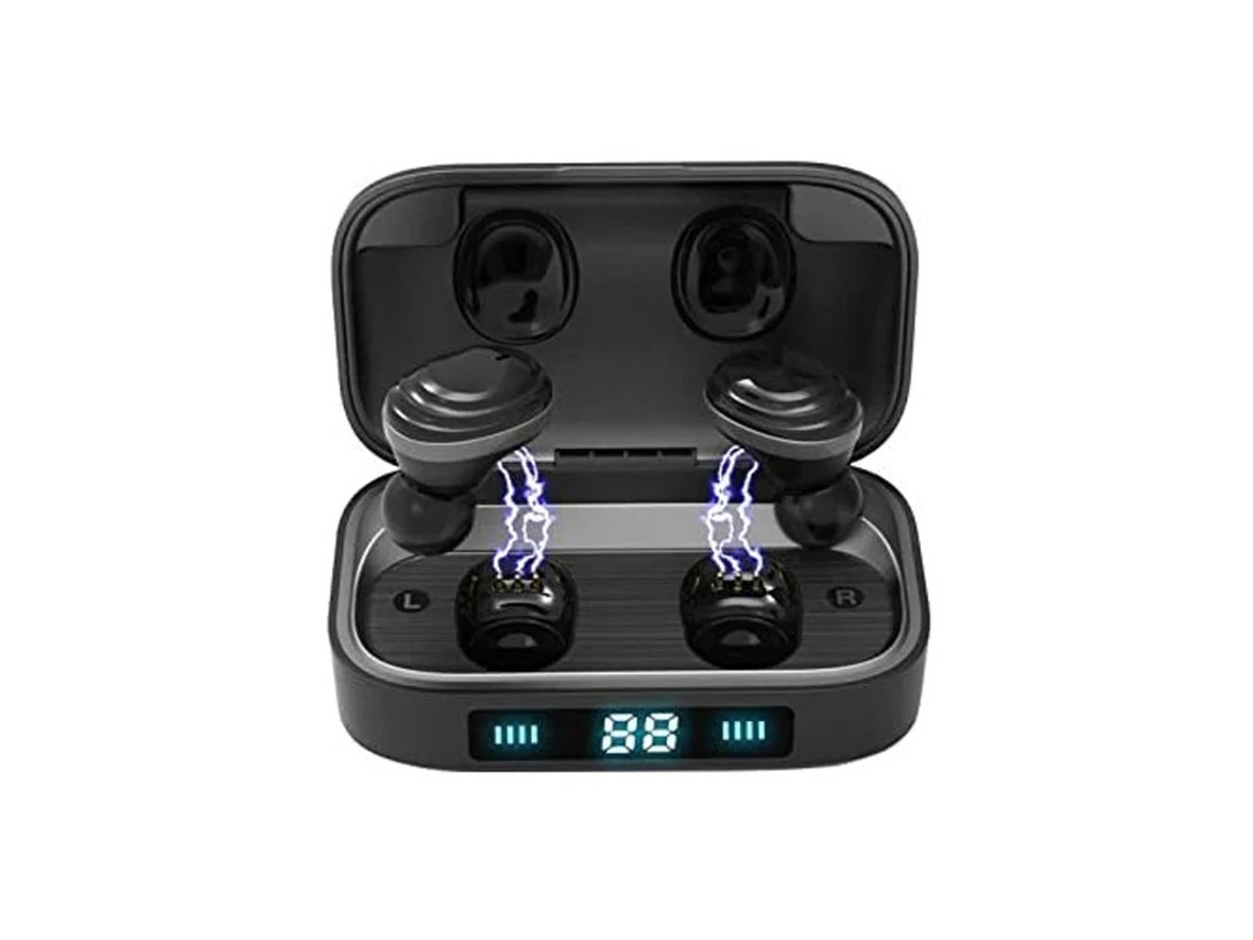 Auriculares Yizhood True Wireless Bluetooth Negro