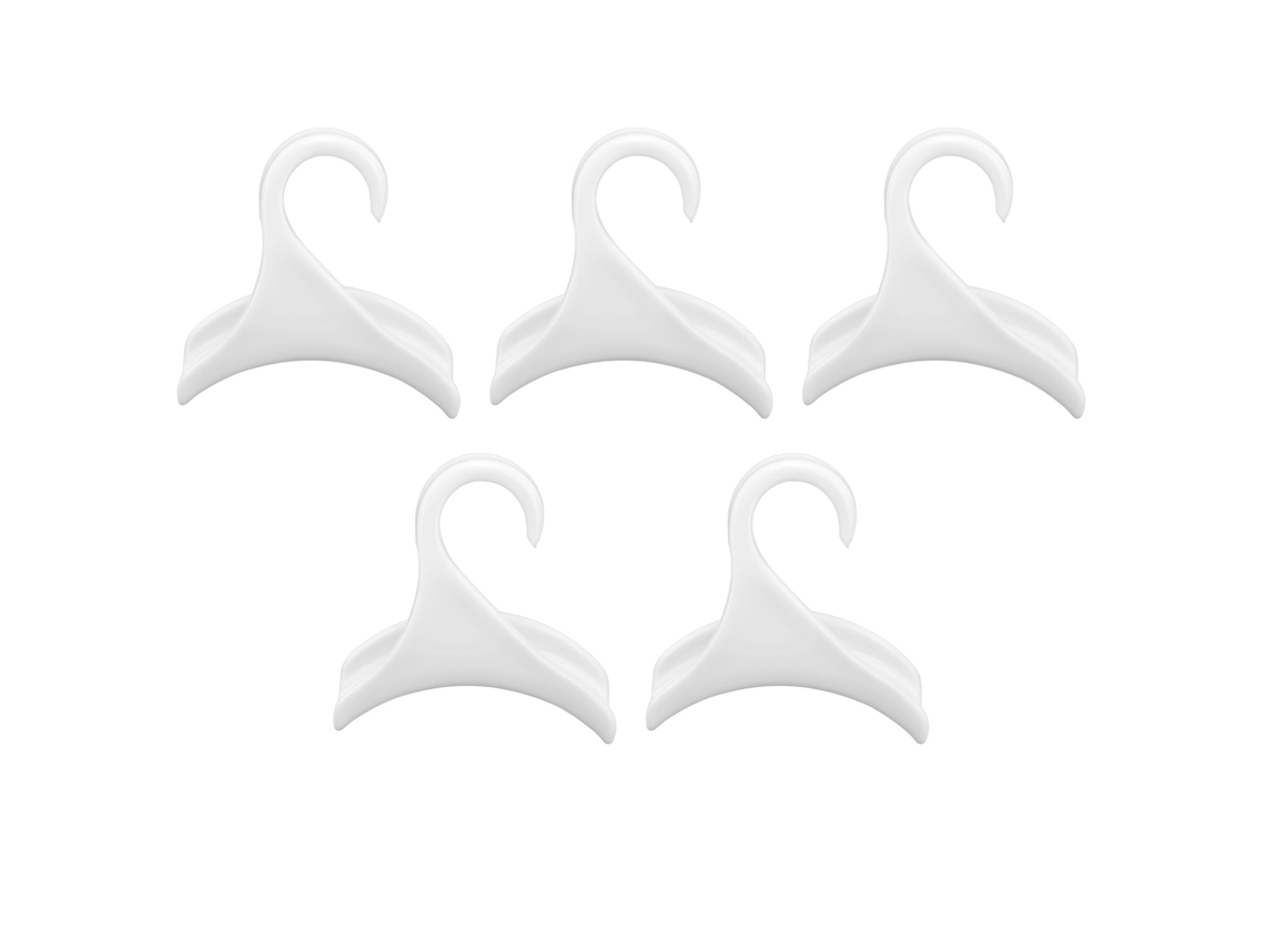 5 ganchos para puerta para bolsos, armarios, mochilas, abrigos, cinturones y almacenamiento.