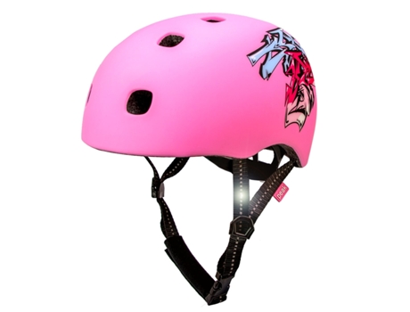 Casco de bicicleta CRAZY SAFETY Skater para niños y adultos Grafiti S/M