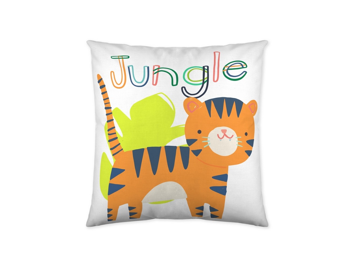 Almohada Decorativa NATURALS Tiger (Algodón - 50 x 50 cm)