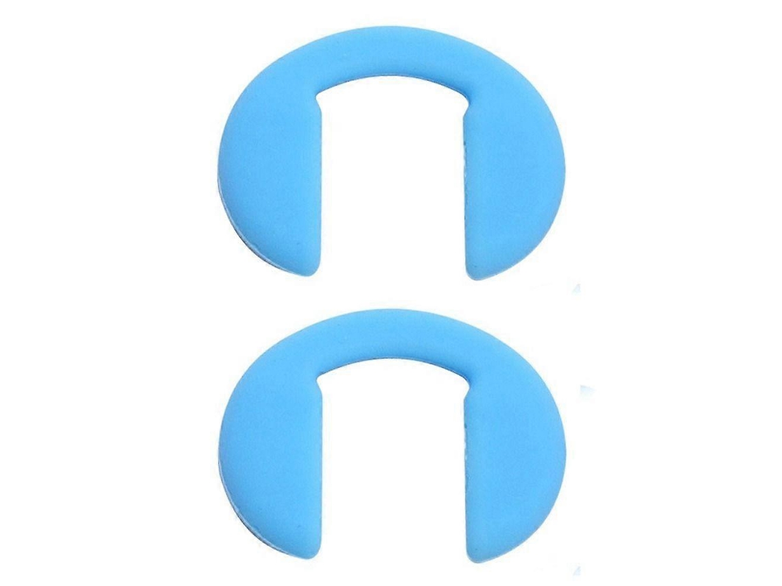 Almohadillas nasales de silicona transparente en forma de U, almohadillas nasales coreanas, soporte para gafas, gancho para la oreja, Rosewell