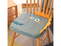 Silla de comedor Eifson con asiento elevador antideslizante y extraíble, 5 cm (alfombra de cocodrilo)
