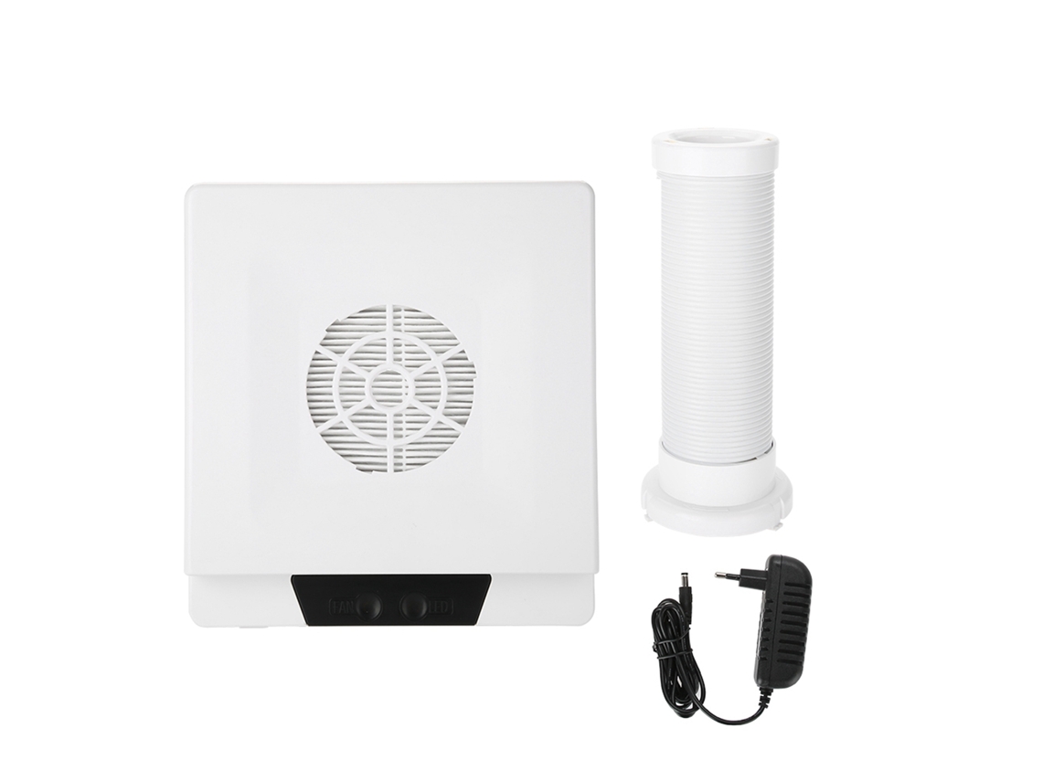 Aspirador de pó para unhas Rebe-60w, coletor de pó potente, aspirador para manicure