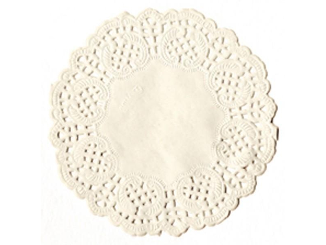 Mantelitos de papel blanco