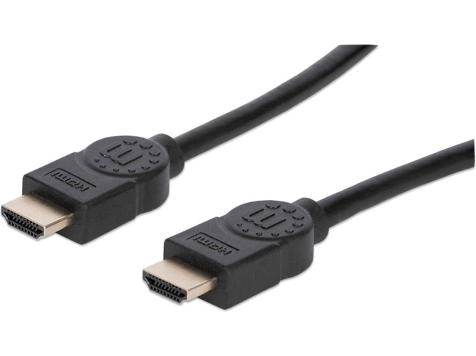 Cable HDMI MANHATTAN (HDMI - 1 m - Negro)
