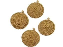 2026-set De 4 Escobillas De Cocina Artesanales - Esponjas De Limpieza - Toallas Multiuso Para Platos