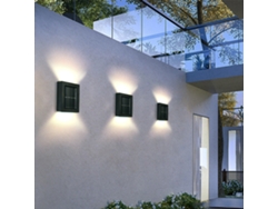 Yncm2026-lámpara Solar De Pared Exterior Impermeable Led Para Jardín Patio Escalera Calle Iluminación Exterior