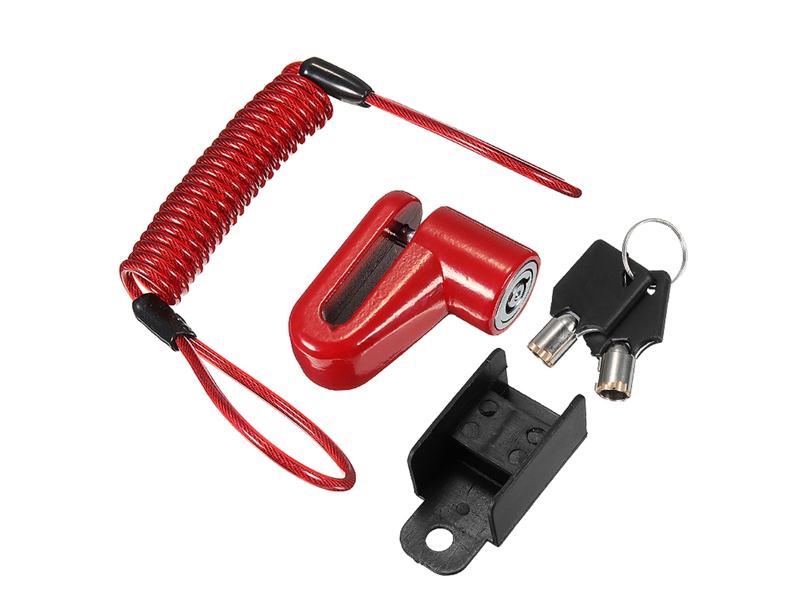 Candado Antirrobo De Acero Para Patinete Eléctrico Xiaomi Mijia M365 Con Freno De Disco Y Bloqueo De Rueda.