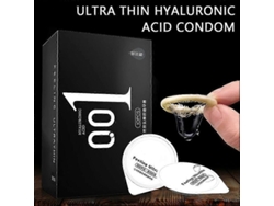 10 Condones Ultrafinos De 0,01 Mm Para Hombre, Látex Natural, Lubricados.