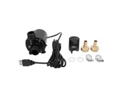 Bomba De Agua Sumergible Dc 5v 4w, 500l/h, 180cm, Ultra Silenciosa, Para Acuario, Estanque Y Fuente.
