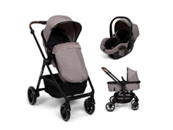Cochecito convertible 3 en 1 Adria Taupe Baninni