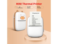 Impressora Térmica Portátil Mini Pocket 203dpi com Conexão Bt | S/MARCA