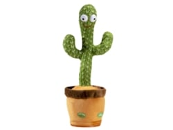 2026-muñeco De Cactus Bailarín Hablando Con Cable De Carga Usb Para Oficina Decoración Juguete Electrónico Cactus Cantante