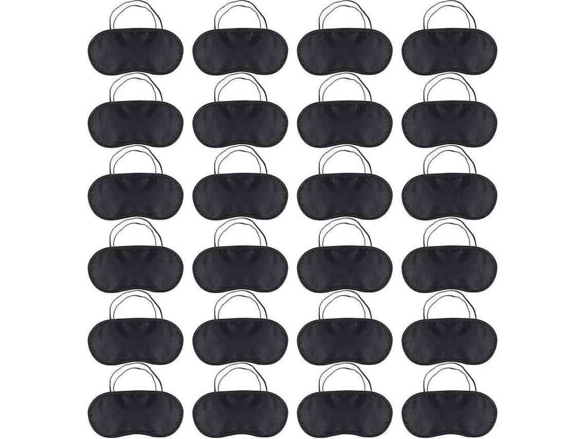 Juego De 24 Antifaces Para Dormir, Suaves, Que Bloquean La Luz, Ideales Para Viajes Y Descanso.