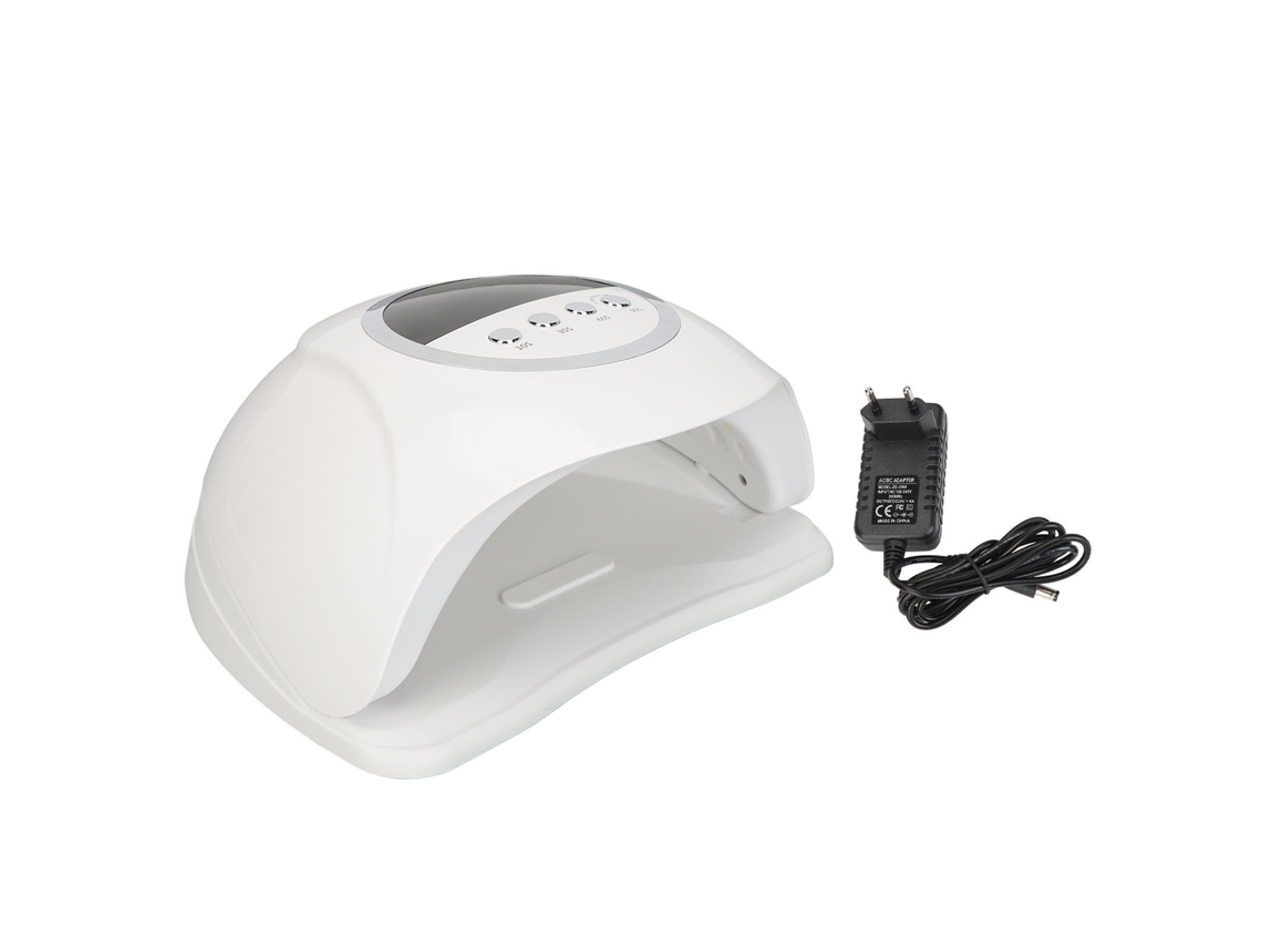 Secador De Uñas Uv Con 72 Chips De Lámpara Base Desmontable Secado Rápido 10s/30s/60s/99s Lámpara Led Para Pies Y Manos