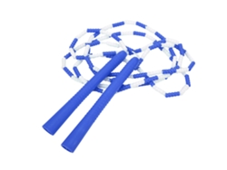 Cuerda De Salto Con Perlas Segmentada Para Adultos Y Niños Ejercicio Deportivo (azul Blanco)