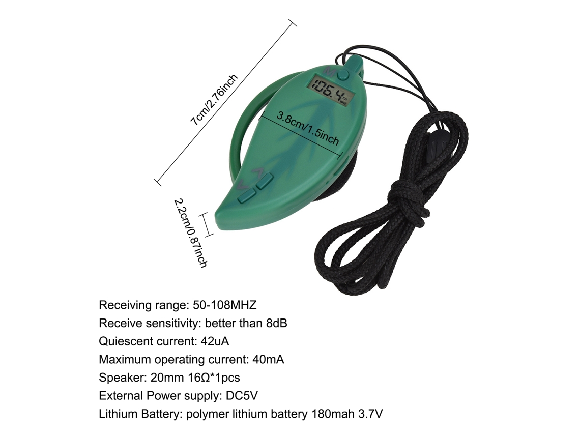 Fone De Ouvido Sem Fio Com Rádio Fm Auricular Estéreo Over-ear Para Computador Telefone Esportes Ao Ar Livre Com 3.5mm